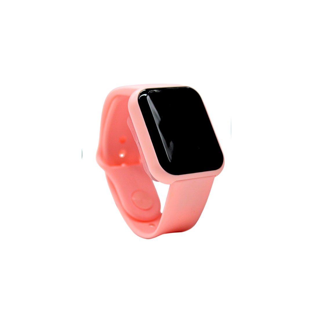 Reloj inteligente macaroon con pantalla táctil y correa de silicona TB