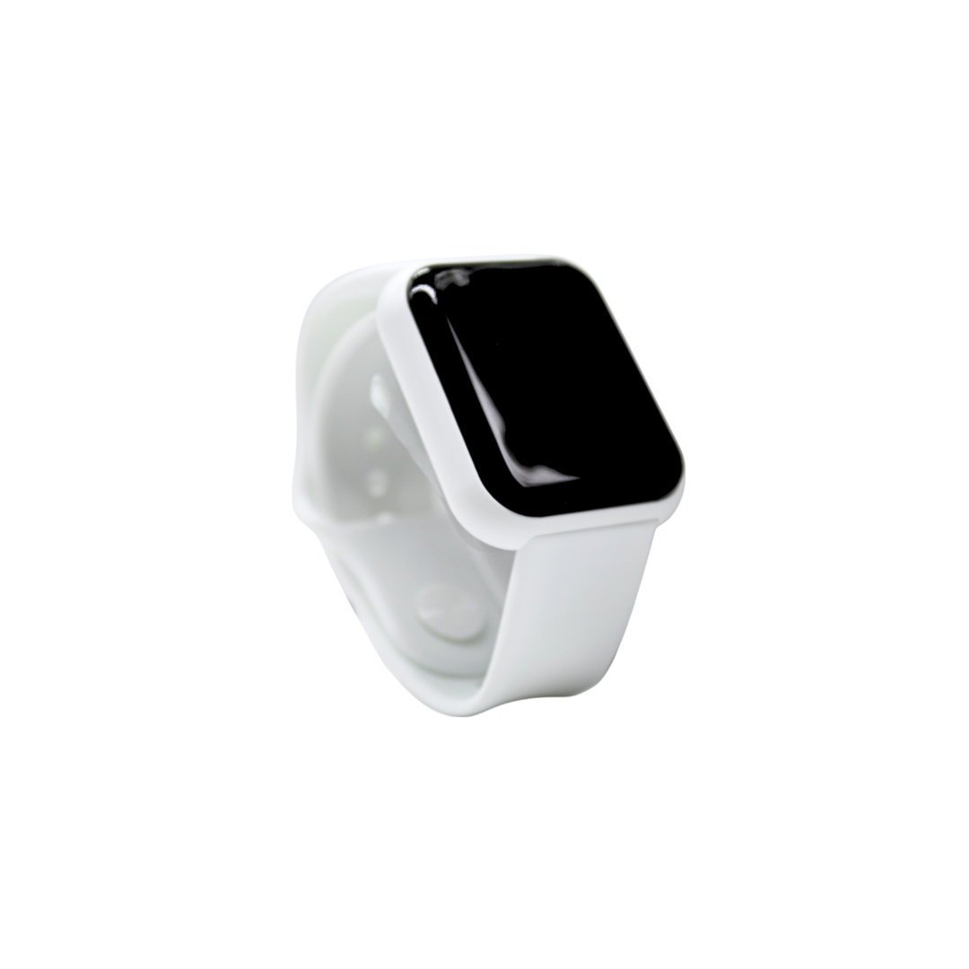Reloj inteligente macaroon con pantalla táctil y correa de silicona TB