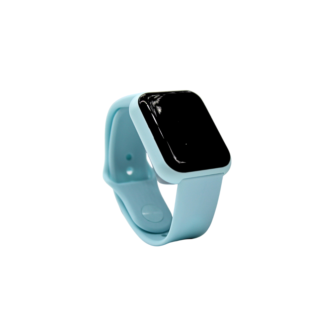 Reloj inteligente macaroon con pantalla táctil y correa de silicona TB