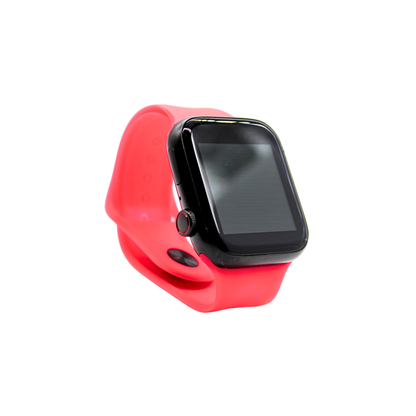 Reloj inteligente deportivo con pantalla táctil y correa de silicona
