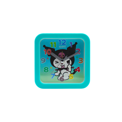 Reloj Despertador Analógico Quartz para Niños con Personajes Animados Cuadrado