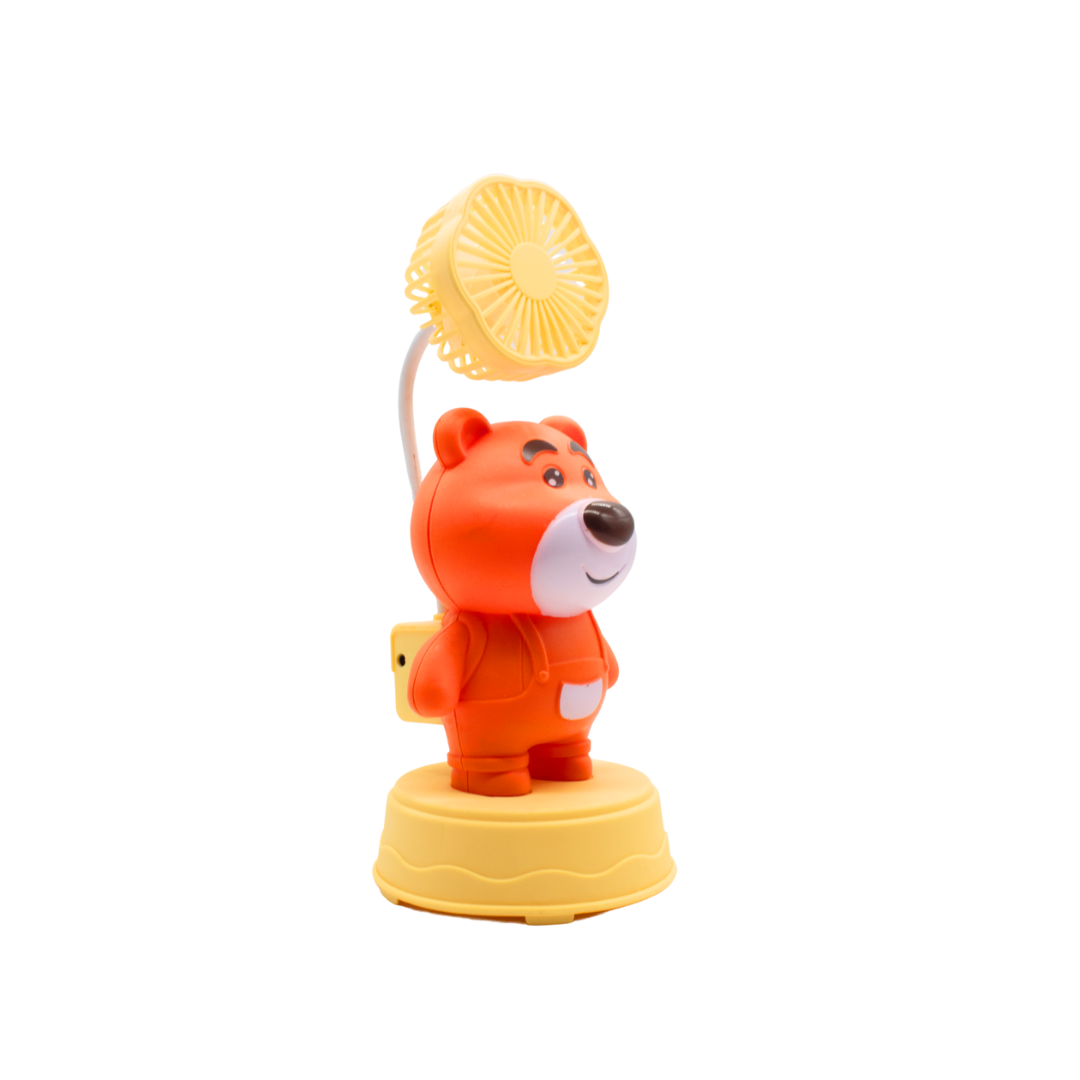 Ventilador de Escritorio Osito Recargable USB