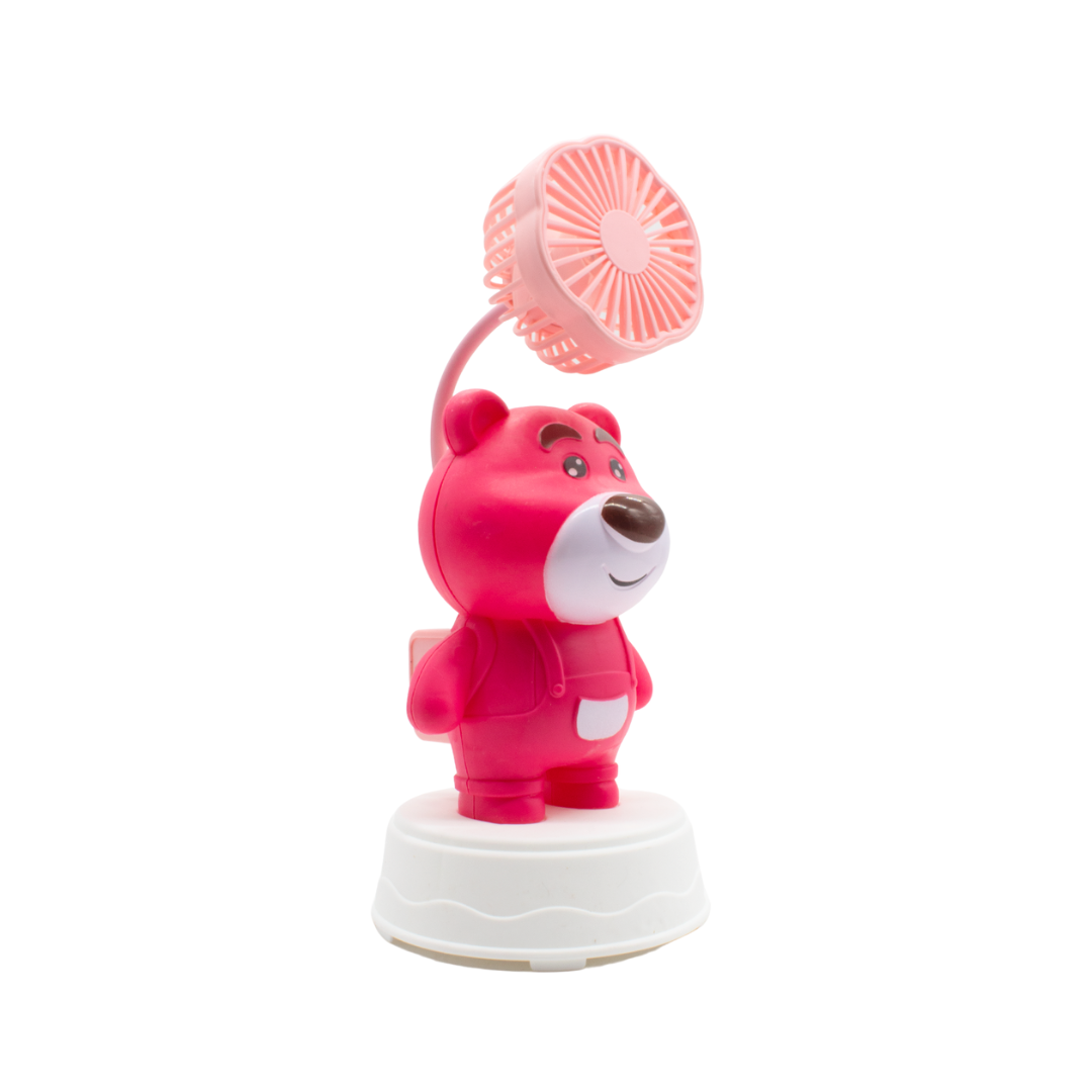 Ventilador de Escritorio Osito Recargable USB