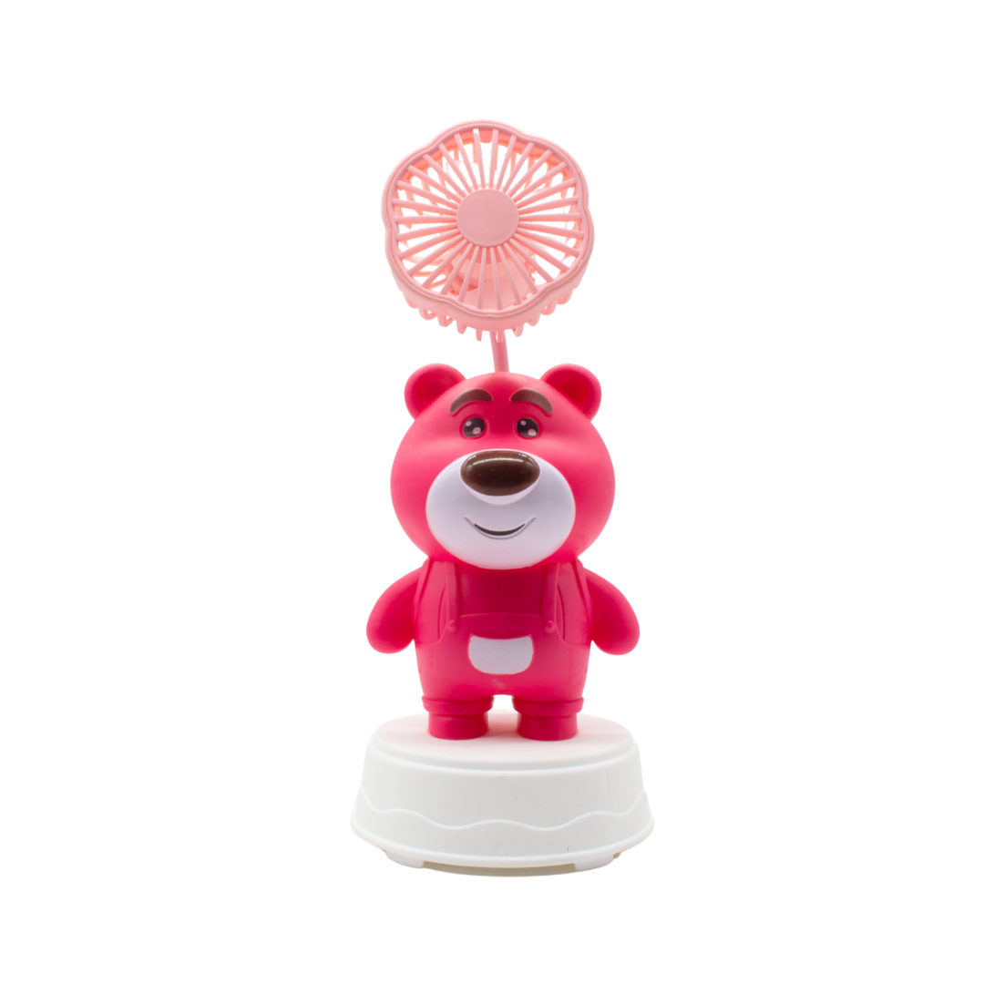 Ventilador de Escritorio Osito Recargable USB