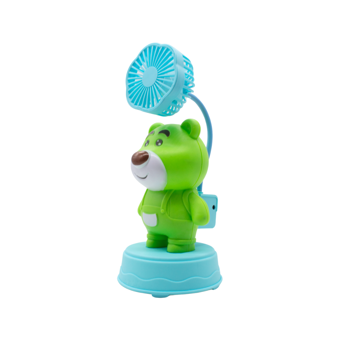 Ventilador de Escritorio Osito Recargable USB