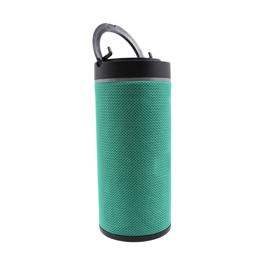 Bocina bluetooth portátil recargable con soporte para teléfono