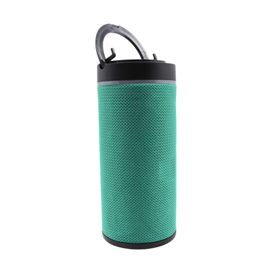 Bocina bluetooth portátil recargable con soporte para teléfono