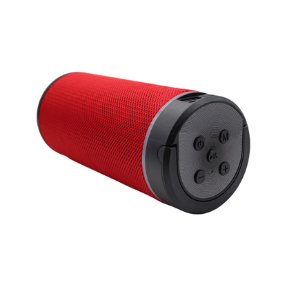 Bocina bluetooth portátil recargable con soporte para teléfono