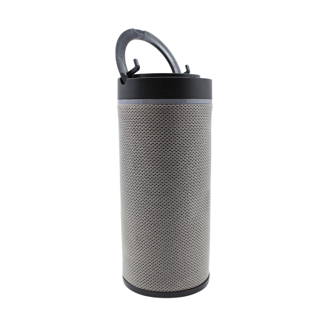 Bocina bluetooth portátil recargable con soporte para teléfono