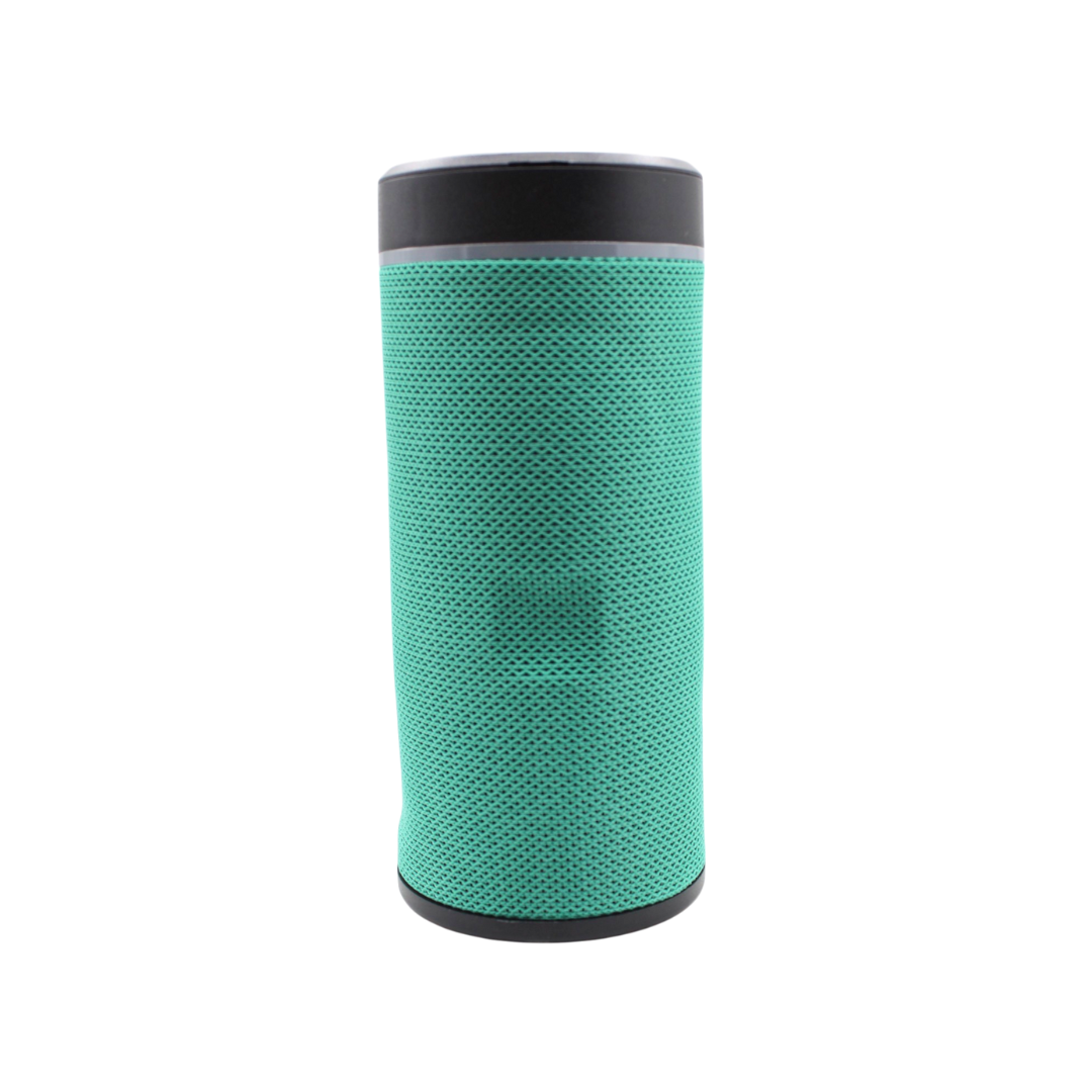 Bocina bluetooth portátil recargable con soporte para teléfono