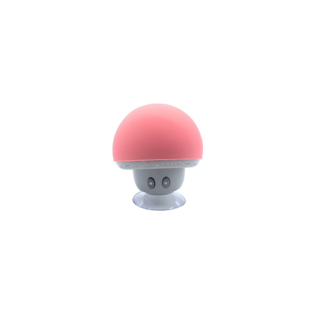 Mini Bocina Bluetooth Hongo con luz RGB y ventosa