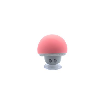 Mini Bocina Bluetooth Hongo con luz RGB y ventosa